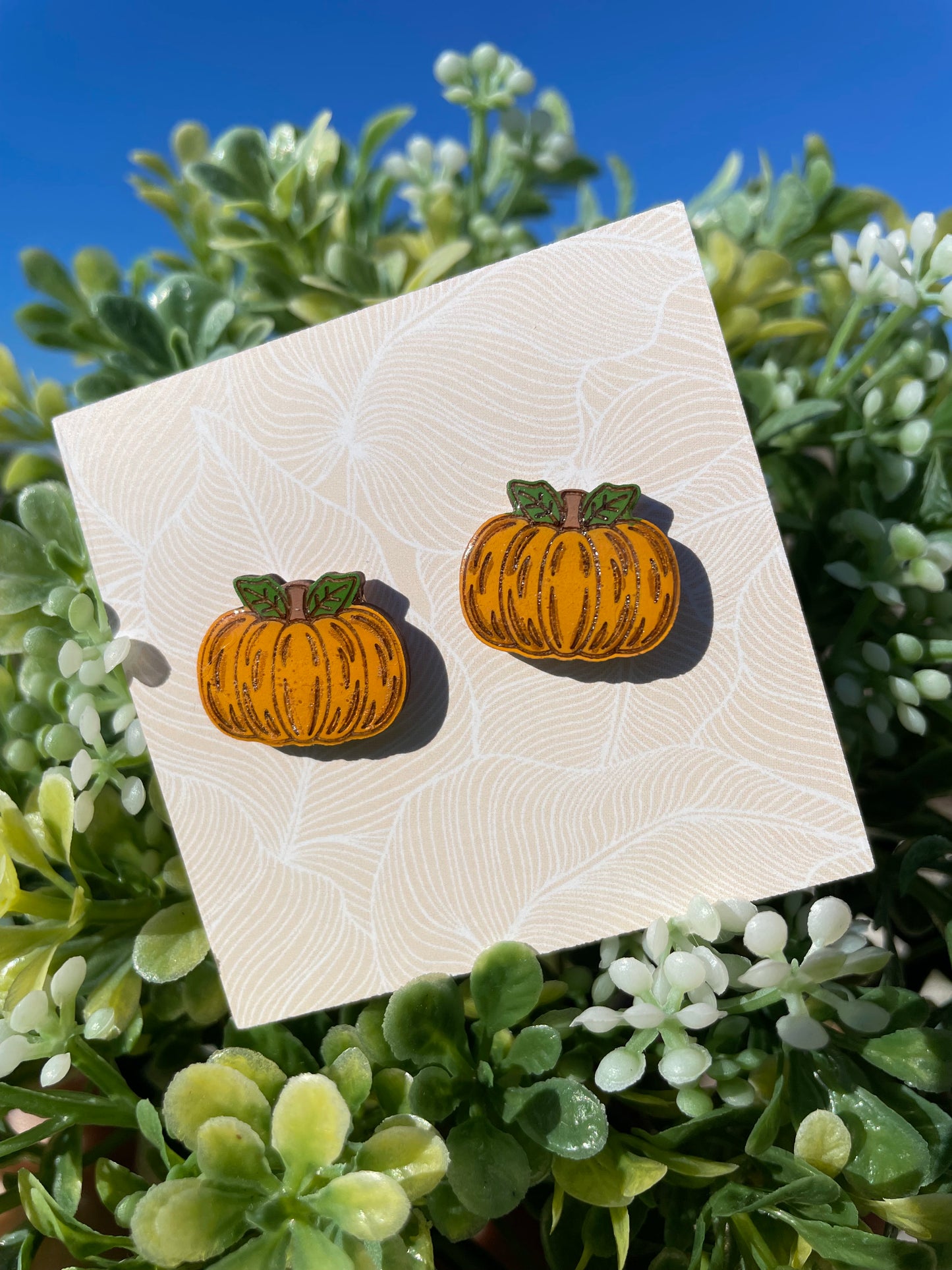 Pumpkin Earrings