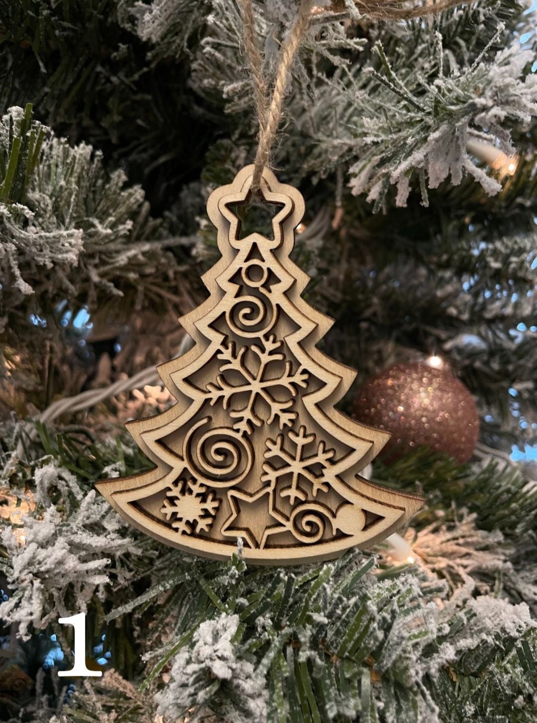 Christmas Tree Ornaments - Set of 6