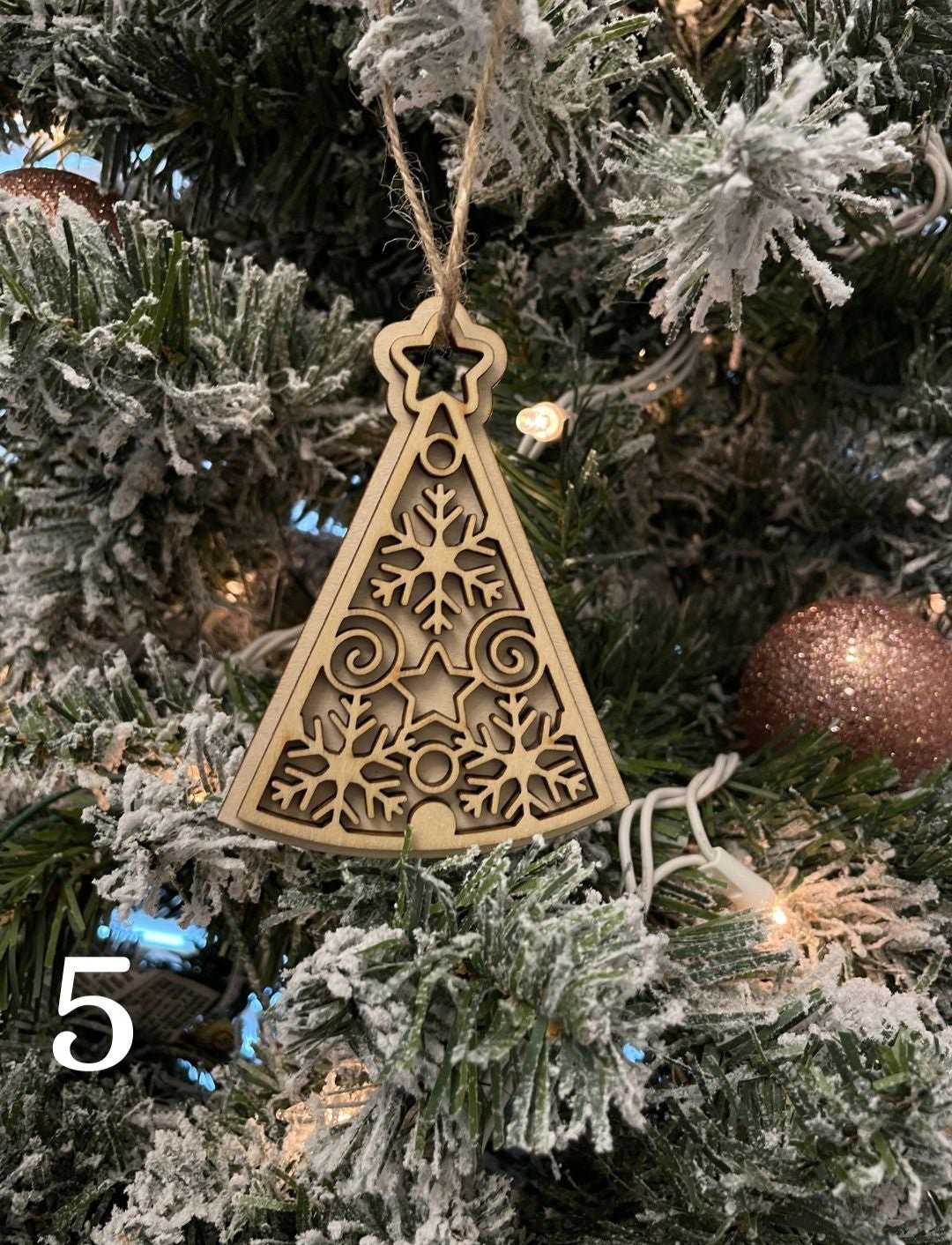 Christmas Tree Ornaments - Set of 6