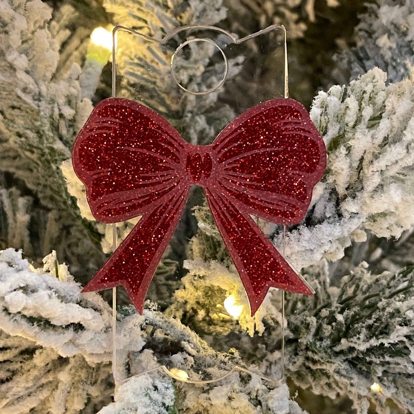 Stanley Topper - Red Glitter Bow