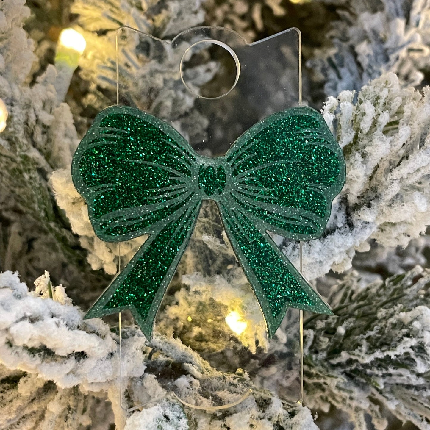 Stanley Topper - Green Glitter Bow